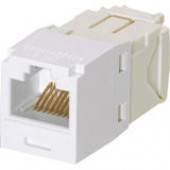 PANDUIT Mini-Com TX6 Plus Modular Insert - RJ-45 - RoHS, TAA Compliance CJ688TGWH