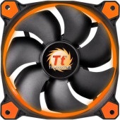 Thermaltake Riing 12 High Static Pressure LED Radiator Fan - 120 mm - 1500 rpm40.6 CFM - 24.6 dB(A) Noise - Hydraulic Bearing - 3-pin - Orange LED - 4.6 Year Life CL-F038-PL12OR-A