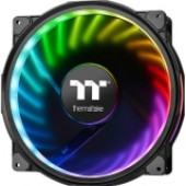 Thermaltake Riing Plus 20 Cooling Fan - 1 Pack - 200 mm - 118 CFM - 29.2 dB(A) Noise - Hydraulic Bearing - 9-pin, 4-pin PWM - RGB LED - 4.6 Year Life CL-F070-PL20SW-A
