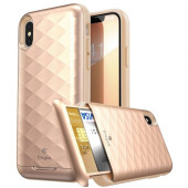 I-Blason Hera iPhone X Case - For Apple iPhone X Smartphone - Gold - Polycarbonate, Thermoplastic Polyurethane (TPU) CL-IPHX-HRA-GD