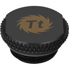 Thermaltake Pacific G1/4 Stop Plug w/ O-Ring - Chrome/Black - 0.7" Ã&Atilde;&Acirc;&Atilde;&Acirc; - Chrome, Black CL-W035-CU00BL-A