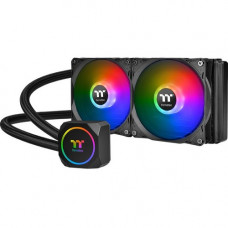 Thermaltake TH240 Cooling Fan/Radiator/Water Block - 1 Pack - 120 mm - 59.3 CFM - 28.2 dB(A) Noise - Liquid Cooler Cooler - 3-pin, 4-pin - Socket AM2 PGA-940, Socket H3 LGA-1150, Socket FM1, Socket H LGA-1156, Socket AM2+ PGA-940, Socket AM3+, Socket AM3 