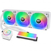 Thermaltake Floe RC360 CPU & Memory AIO Liquid Cooler Snow Edition - 4.72" Maximum Fan Diameter - 443.4 gal/min Maximum Airflow - 1500 rpm - 28.2 dB(A) Noise - Liquid Cooler - 4 Pin - Socket R4 LGA-2066, Socket LGA 2011-v3, Socket R LGA-2011, Soc