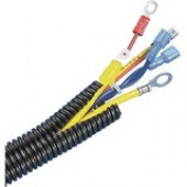 Panduit Cable Tube - Black - 1 Pack - Polyethylene - TAA Compliance CLT38F-5M20