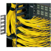 Panduit CMBRC5 Bend Radius Control Fingers - Cable Radius Drop - Black - 1 Pack - 5U Rack Height - TAA Compliance CMBRC5