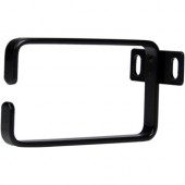Startech.Com 1U Vertical Server Rack Cable Management D-Ring Hook - 2.2x3.9in (5.7x10cm) - Black - 1 Pack - 1U Rack Height - Steel - TAA Compliant - RoHS, TAA Compliance CMHOOK1U