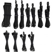 Corsair Premium Individually Sleeved PSU Cables Pro Kit Type 4 Gen 4 - Black - For Power Supply - Black CP-8920222