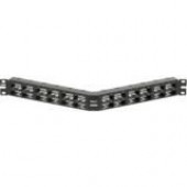 Panduit Mini-Com CPPA48HDEWBL Modular Patch Panel - 48 Port(s) - 1U High - Black - 19" Wide - Rack-mountable - TAA Compliance CPPA48HDEWBL