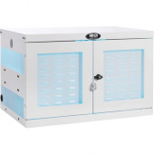 Tripp Lite CS16USBWHG Hospital-Grade 16-Device UV Charging Cabinet, White - 1 x Shelf(ves) - 18.8" Height x 30.3" Width x 21.6" Depth - Wall Mountable, Desktop, Floor - Steel - White CS16USBWHG