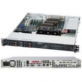 Supermicro SuperChassis SC111TQ-563CB Rackmount Enclosure - Rack-mountable - Black - 1U - 4 x Bay - 3 x Fan(s) Installed - 1 x 560 W - EATX, ATX, &micro;ATX Motherboard Supported - 29 lb - 5 x Fan(s) Supported - 4 x External 2.5" Bay - 1x Slot(s)