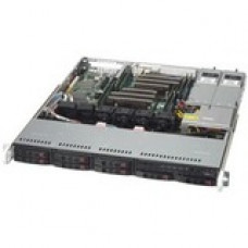 Supermicro SuperChassis 113MFAC2-R804CB - Rack-mountable - Black - 1U - 8 x Bay - 4 x Fan(s) Installed - 2 x 800 W - Power Supply Installed - ATX Motherboard Supported - 6 x Fan(s) Supported - 8 x External 2.5" Bay - 1x Slot(s) CSE-113MFAC2-R804CB