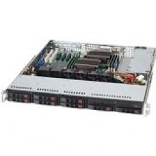 Supermicro SuperChassis SC113MTQ-330CB System Cabinet - Rack-mountable - Black - 1U - 8 x Bay - 3 x Fan(s) Installed - 330 W - Micro ATX, ATX Motherboard Supported - 18.50 lb - 6 x Fan(s) Supported - 1x Slot(s) CSE-113MTQ-330CB