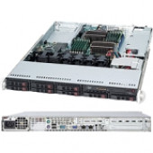 Supermicro SuperChassis SC113TQ-600WB System Cabinet - Rack-mountable - Black - 1U - 9 x Bay - 1 x 600 W - EATX Motherboard Supported - 35 lb - 1 x External 5.25" Bay - 8 x External 2.5" Bay - 3x Slot(s) CSE-113TQ-600WB