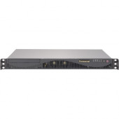 Supermicro CSE-512F-350B1 Computer Case - Rack-mountable - Black - 1U - 3 x Bay - 1 x 350 W - Power Supply Installed - Micro ATX Motherboard Supported - 8.45 lb - 4 x Fan(s) Supported - 1 x External 5.25" Bay - 2 x Internal 3.5" Bay - 1x Slot(s)
