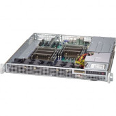 Supermicro SuperChassis 514-R400C (No Paint) - Rack-mountable - 1U - 2 x Bay - 4 x 1.57" x Fan(s) Installed - 2 x 400 W - Power Supply Installed - EATX Motherboard Supported - 6 x Fan(s) Supported - 2 x Internal 2.5" Bay - 1x Slot(s) CSE-514-R40