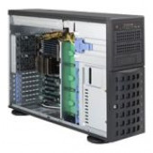Supermicro SuperChassis SC745BTQ-R1K28B-SQ System Cabinet - Tower, Rack-mountable - Black - 4U - 11 x Bay - 3 x Fan(s) Installed - 2 x 1280 W - EATX, ATX Motherboard Supported - 3 x Fan(s) Supported - 3 x External 5.25" Bay - 8 x Internal 3.5" B