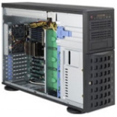 Supermicro SuperChassis SC745BTQ-R1K28B System Cabinet - Tower, Rack-mountable - Black - 4U - 11 x Bay - 5 x Fan(s) Installed - 2 x 1280 W - EATX, ATX Motherboard Supported - 5 x Fan(s) Supported - 3 x External 5.25" Bay - 8 x Internal 3.5" Bay 