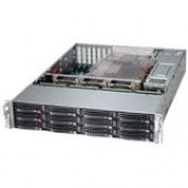 Supermicro SuperChassis SC826BA-R920LPB System Cabinet - Rack-mountable - Black - 2U - 12 x Bay - 3 x Fan(s) Installed - 2 x 920 W - EATX Motherboard Supported - 52 lb - 3 x Fan(s) Supported - 12 x External 3.5" Bay - 7x Slot(s) - TAA Compliance CSE-