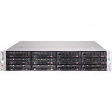 Super Chassis CSE-826BE1C-R609JBOD Server Case - Rack-mountable - Black - 2U - 12 x Bay - 2 x 650 W - Power Supply Installed - 3 x Fan(s) Supported - 12 x Internal 3.5" Bay CSE-826BE1C-R609JBOD