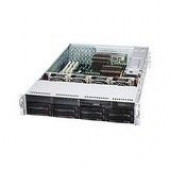 Supermicro SuperChassis SC829TQ-R920LPB Rackmount Enclosure - Rack-mountable - Black - 2U - 11 x Bay - 4 x Fan(s) Installed - 2 x 920 W - EATX Motherboard Supported - 52 lb - 7 x Fan(s) Supported - 1 x External 5.25" Bay - 8 x External 3.5" Bay 