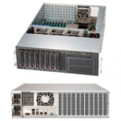 Supermicro SuperChassis SC835XTQ-R982B System Cabinet - Rack-mountable - Black - 3U - 11 x Bay - 4 x Fan(s) Installed - 2 x 980 W - ATX, EATX Motherboard Supported - 75 lb - 3 x External 5.25" Bay - 8 x External 3.5" Bay - 11x Slot(s) CSE-835XTQ