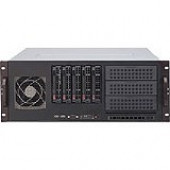 Supermicro SuperChassis 842XTQC-R804B - Rack-mountable - Black - 4U - 9 x Bay - 3 x 3.54", 3.15" x Fan(s) Installed - 1 x 800 W - Power Supply Installed - EATX, ATX, Micro ATX Motherboard Supported - 3 x Fan(s) Supported - 4 x External 5.25"