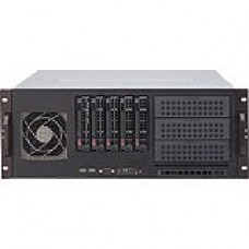 Supermicro SuperChassis 842XTQC-R804B - Rack-mountable - Black - 4U - 9 x Bay - 3 x 3.54", 3.15" x Fan(s) Installed - 1 x 800 W - Power Supply Installed - EATX, ATX, Micro ATX Motherboard Supported - 3 x Fan(s) Supported - 4 x External 5.25&quot