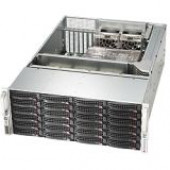 Supermicro SuperChassis SC846BA-R920B System Cabinet - Rack-mountable - Black - 4U - 26 x Bay - 5 x Fan(s) Installed - 2 x 920 W - ATX, EATX Motherboard Supported - 75 lb - 5 x Fan(s) Supported - 24 x External 3.5" Bay - 2 x External 2.5" Bay - 
