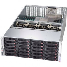 Supermicro SuperChassis 846XE1C-R1K23B - Rack-mountable - Black - 4U - 32 x Bay - 5 x 3.15" x Fan(s) Installed - 2 - Power Supply Installed - ATX, EATX Motherboard Supported - 5 x Fan(s) Supported - 24 x External 3.5" Bay - 2 x Internal 3.5&quot