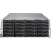 Supermicro SuperChassis 847BE1C-R1K28WB (Black) - Rack-mountable - Black - 4U - 36 x Bay - 7 x 3.15" x Fan(s) Installed - 1 x 1280 W - Power Supply Installed - ATX, EATX, Micro ATX Motherboard Supported - 36 x External 3.5" Bay - 7x Slot(s) CSE-