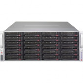 Supermicro SuperChassis 847BE2C-R1K28WB (Black) - Rack-mountable - Black - 4U - 36 x Bay - 7 x 3.15" x Fan(s) Installed - 2 x 1280 W - Power Supply Installed - ATX, EATX, Micro ATX Motherboard Supported - 36 x External 3.5" Bay - 7x Slot(s) CSE-