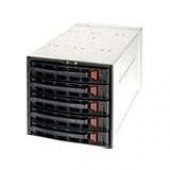 Supermicro CSE-M35T1 Mobile Rack - 5 x 3.5" - 1/3H Hot-swappable - Black CSE-M35T-1B