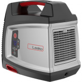 Lasko Elite Collection Ceramic Utility Heater - Ceramic - Electric - Electric - 1500 W - Timer - 1500 W - Garage, Workshop, Basement, Indoor - Black, Gray, Red CU12510