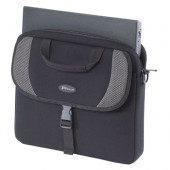 Targus CVR200 Slip Notebook Case - Top Loading - Handle , Shoulder Strap - 16" Screen Support - Neoprene - Black, Gray CVR200