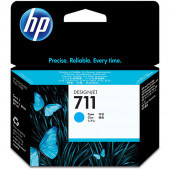 HP 711 (CZ130A) Cyan Original Ink Cartridge (29 ml) - REACH, TAA Compliance CZ130A