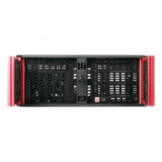 iStarUSA D-400SE-RD 4U Compact Stylish Rackmount Chassis Red - Rack-mountable - Red - Aluminum, Steel - 4U - 7 x Bay - 1 x Fan(s) Installed - ATX, Micro ATX Motherboard Supported - 1 x Fan(s) Supported - 4 x External 5.25" Bay - 1 x External 3.5&quot
