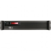 iStarUSA 2U Compact microATX Rackmount 1x3.5" Hotswap Chassis - Rack-mountable - Black, Red - Steel - 2U - 3 x Bay - Micro ATX, Mini ITX Motherboard Supported - 2 x Fan(s) Supported - 1 x External 3.5" Bay - 2 x Internal 3.5" Bay - 4x Slot(