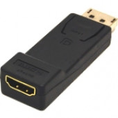 Bytecc DisplayPort/HDMI Adapter - 1 x DisplayPort Male Digital Audio/Video - 1 x HDMI Female Digital Audio/Video DP-HM