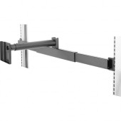Peerless -AV DSF210-GHC Mounting Arm for Digital Signage Display - 10" Screen Support - 5 lb Load Capacity - Black - TAA Compliance DSF210-GHC