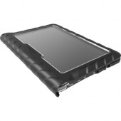 Gumdrop DropTech Case for Chromebook - Black Smoke, Clear - For Chromebook - Black Smoke, Clear - Impact Resistant, Shock Absorbing, Vibration Resistant - Silicone, Acrylonitrile Butadiene Styrene (ABS), Rubber DT-LN42-BLK_SM