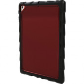 Gumdrop DropTech Clear iPad 9.7 Case - Apple iPad (2017), iPad (2018) - Black/Red - Silicone, Acrylonitrile Butadiene Styrene (ABS), Polycarbonate DTC-IPAD97-BLK_RED