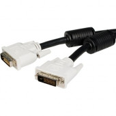 Startech.Com 6 ft DVI-D Dual Link Cable - M/M - 6 ft - 1 x DVI-D Male - 1 x DVI-D Male Video - Black - RoHS Compliance DVIDDMM6