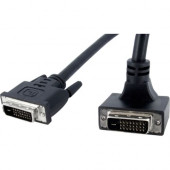 Startech.Com 6 ft 90 Degree Down Angled DVI-D Monitor Cable - M/M - DVI-D (Dual-Link) Male Video - DVI-D (Dual-Link) Male Video - 6ft - Black - RoHS Compliance DVIDDMMBA6