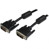 Startech.Com 15 ft DVI-D Single Link Cable - M/M - DVI-D Male Video - DVI-D Male Video - 15ft - Black - RoHS Compliance DVIDSMM15