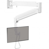 Tripp Lite Safe-IT DWMLARM1732AM Mounting Arm for TV, Monitor, HDTV, Notebook, Flat Panel Display, Interactive Whiteboard, Digital Signage Display - White - Adjustable Height - 1 Display(s) Supported - 17" to 32" Screen Support - 17.60 lb Load C