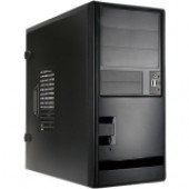 In Win EA013 Mid Tower Chassis With USB 2.0 - Mid-tower - Black - 8 x Bay - 1 x 350 W - Power Supply Installed - ATX, Micro ATX Motherboard Supported - 2 x Fan(s) Supported - 3 x External 5.25" Bay - 2 x External 3.5" Bay - 2 x Internal 3.5"