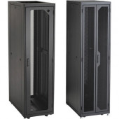 Black Box Elite Rack Cabinet - For LAN Switch, Patch Panel, Server, PDU - 45U Rack Height - Floor Standing - Steel, Plexiglas, Mesh - TAA Compliant EC45U3048TPMS6NK