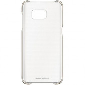 Samsung Galaxy S7 edge Protective Cover, Clear Gold - For Smartphone - Clear Gold - Bump Resistant, Scratch Resistant - Plastic, Polycarbonate EF-QG935CFEGUS