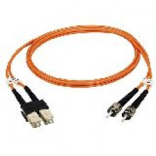 Black Box Fiber Optic Duplex Patch Cable - SC Male - LC Male - 16.4ft EFN110-005M-SCLC