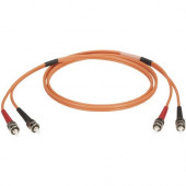 Black Box Fiber Optic Duplex Patch Cable - ST Male - ST Male - 3.28ft EFN6023-001M